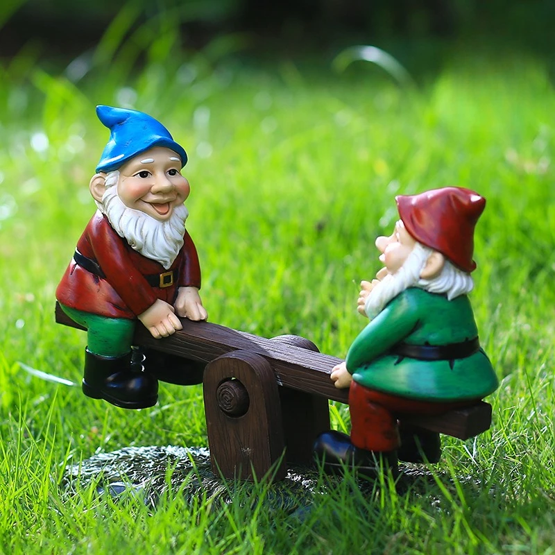 

27 см ходоль доска гном сад орнамент открытый Крытый настольный декор детский подарок на день рождения изделия из смолы фигурки