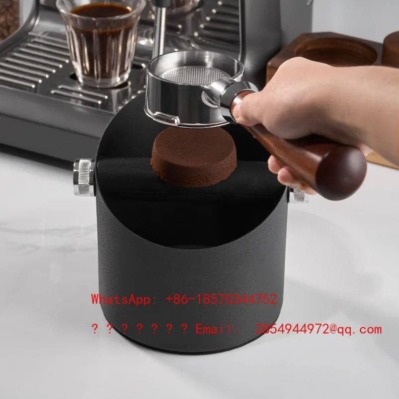 Coffee Oblique Mouth Smashing Slag, Recycling Bucket, Coffee Bar Counter Removable Cleaning Powder Slag Box