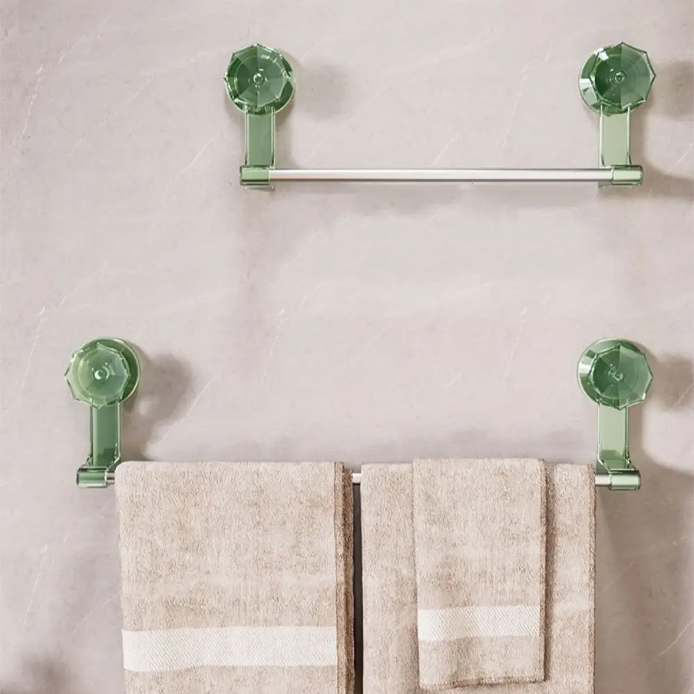 Removable Suction Towel Rack No Drilling Multifunction Punch Free Towel Bar Wear-resistant Durable Towel Hanger
