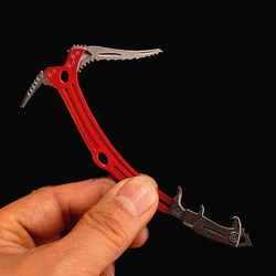 1/6 Scale Mountaineering Iron Pick Ice Axe Model 12 inch Movable Doll Scene Equipment Accessories Toy Collection Display