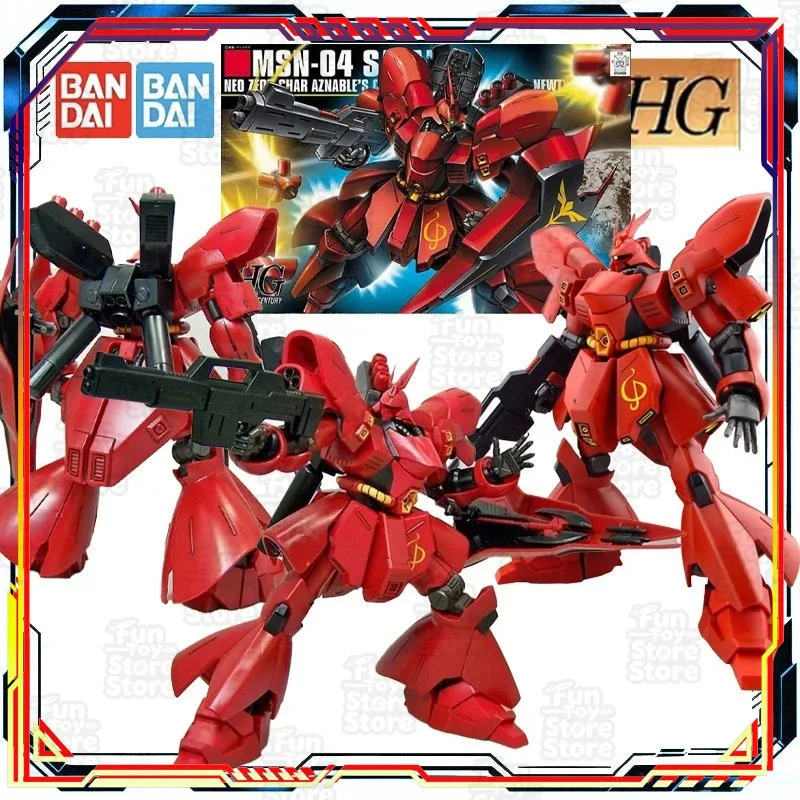 Bandai Gundam IP HGUC 1/144 The Counterattack Xia Ya Shazabi Galvanograph Model Kit Action Figure Toy for Boys Girls Kids
