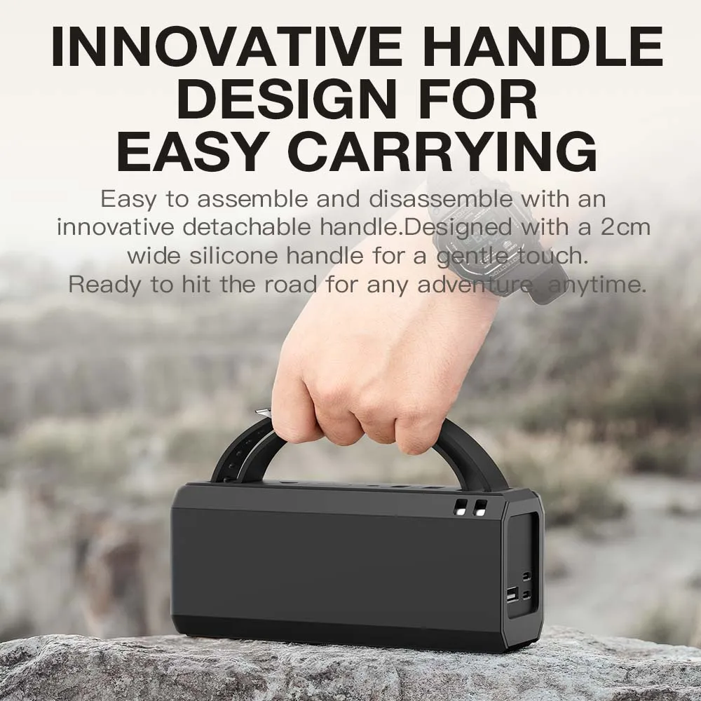 Silicone Case for CUKTECH No.15 Ultra Power Bank TF Sim Card Pin Needle Storage Case USB C Cable Organizer with handle design