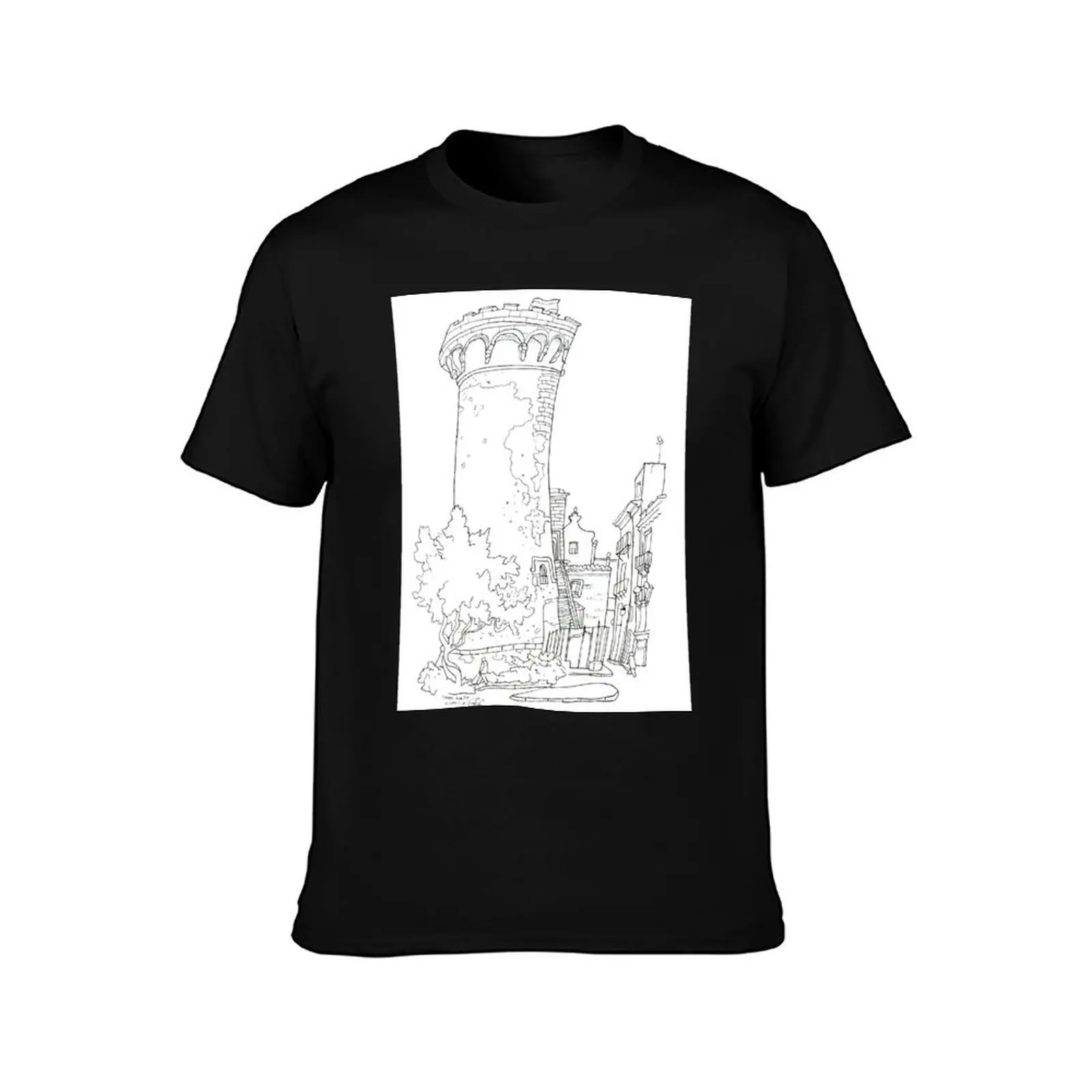 Torres Quart, Valencia T-Shirt korean fashion rapper graphic tees T-shirts man plain t shirts men