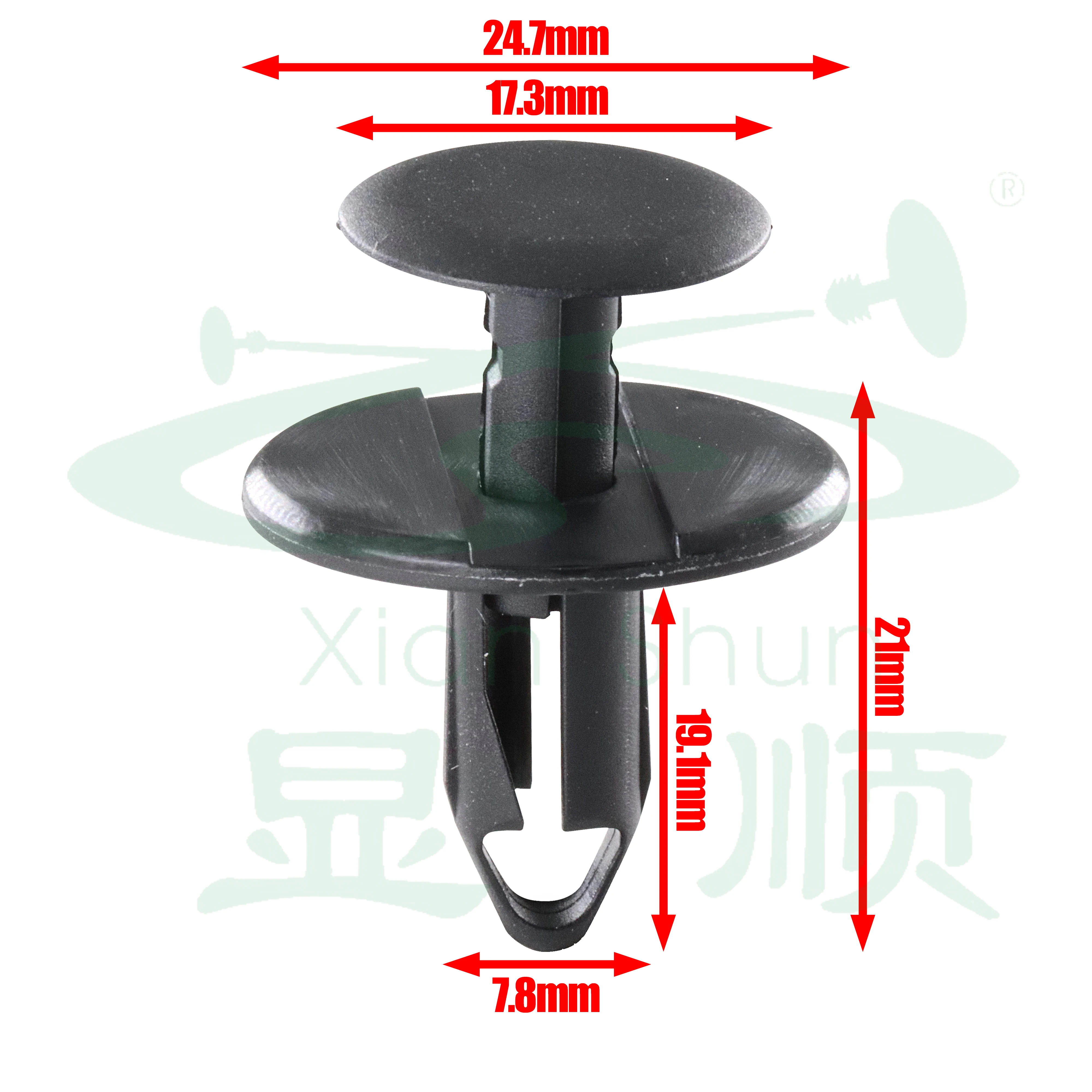 10/20/50Pcs Black PA Rocker Panel Seat Interior Replacement Parts Car Fastening Clips Car Accessories For BMW 07147281961