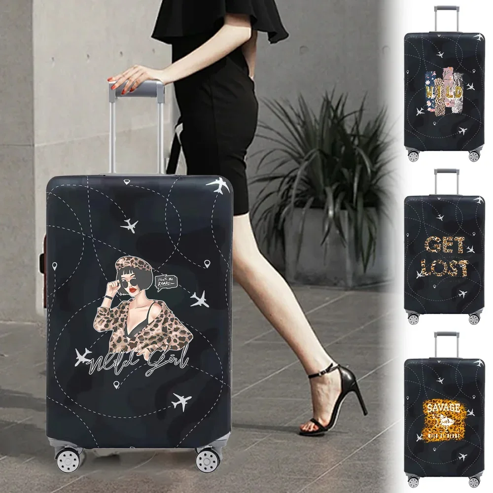 Luggage Cover Stretch Fabric Baggage Protective Case Covers for18-32 Inch Suitcase Case Wild Series Travel Accessories