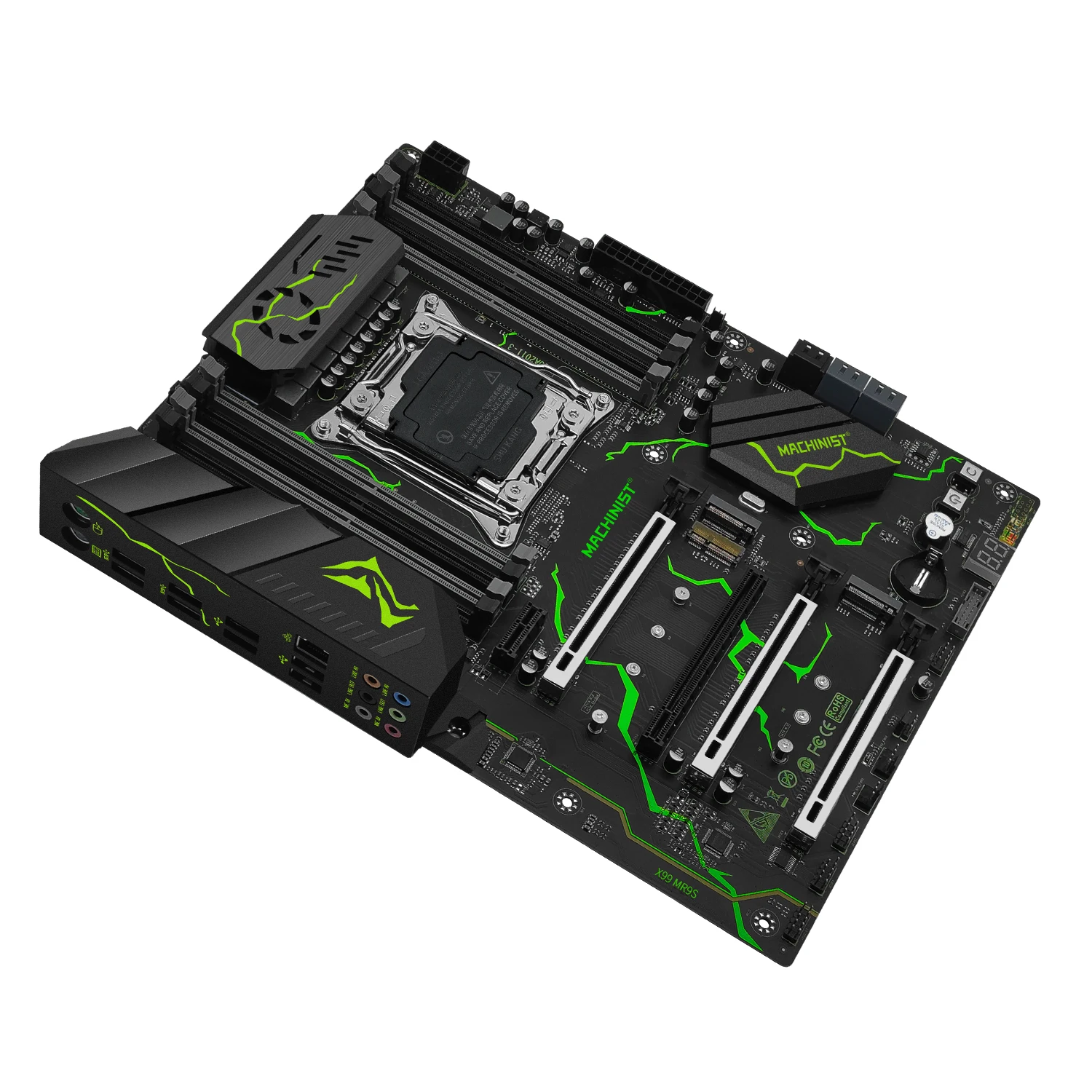 Imagem -06 - Machinist-suporte para Motherboard X99 Mr9s Lga 20113 Xeon e5 2670 2667 2680 v3 v4 Todas as Séries Processador Cpu Ram Ddr4 Ssd M.2