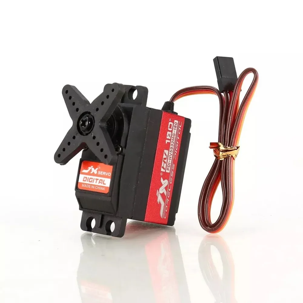 JX PDI-HV5932MG 30 kg digitale servo met groot koppel, hoge precisie metalen tandwiel 180 °   Stuur voor RC Auto Crawler Boot Robot Speelgoedonderdelen