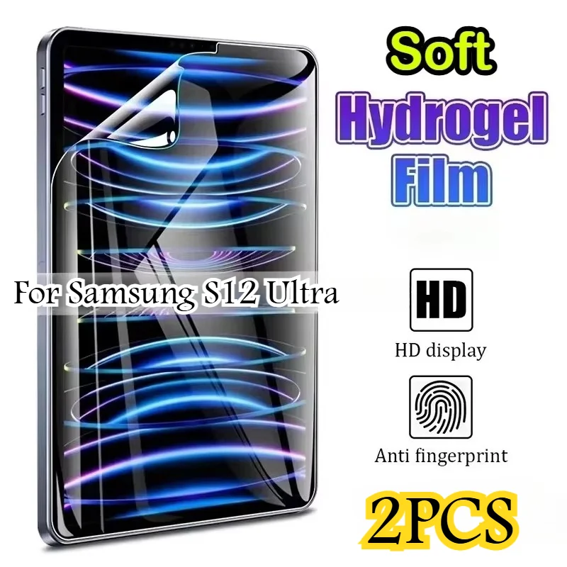 2Pcs Soft Hydrogel Film for Samsung Galaxy Tab S12 Ultra 14.6" S11 S8 S9 S10 Lite FE A9 A11 Plus 8.7 11 12.6 " Screen Protectors