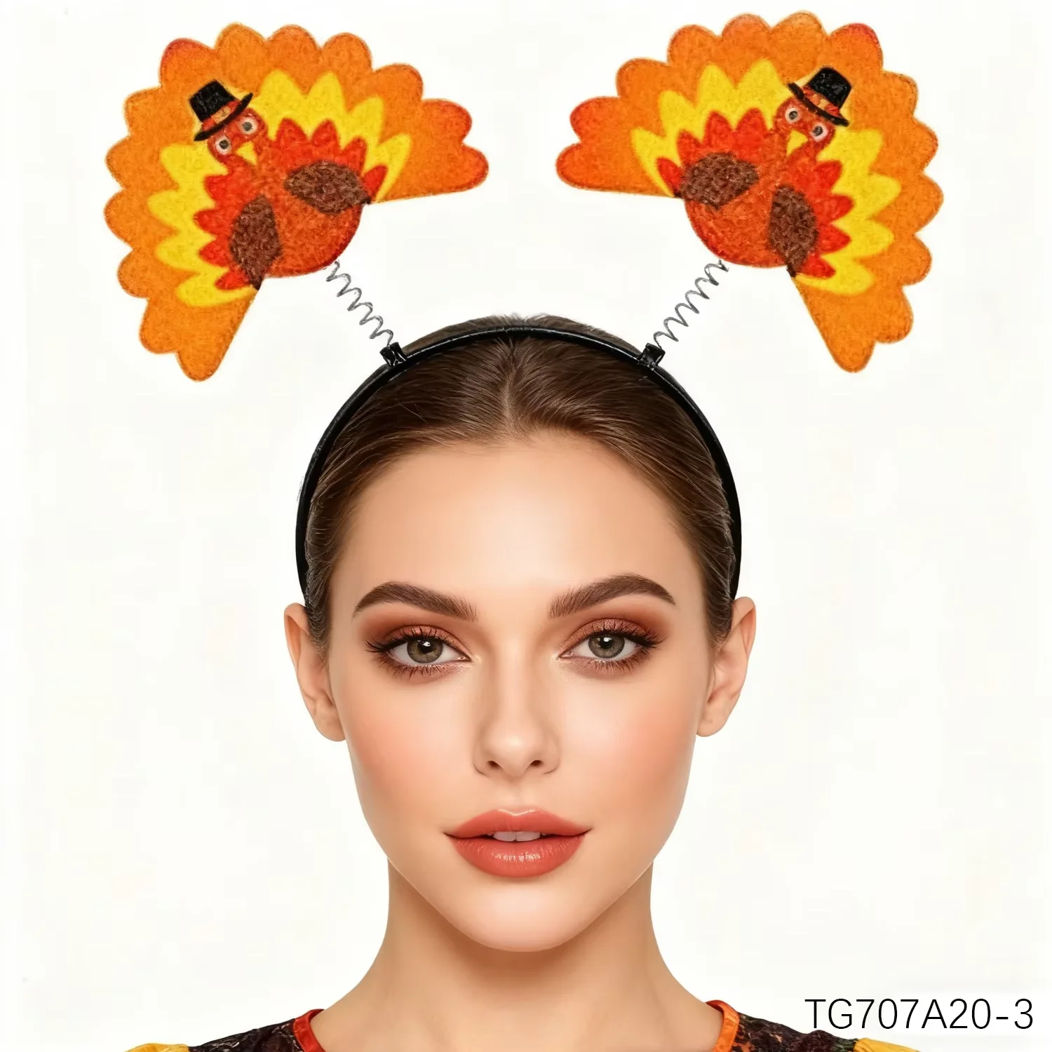 أزياء وعيد الشكر وحفلات عيد الشكر من PESENAR وعصابة رأس على الطراز التركي لعيد الشكر