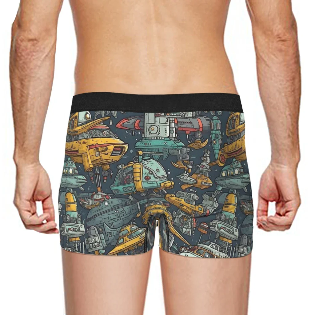 Meraviglioso Universo Silly Space Spaced-Out Mutande Mutandine traspiranti Intimo uomo Pantaloncini comodi Boxer Slip