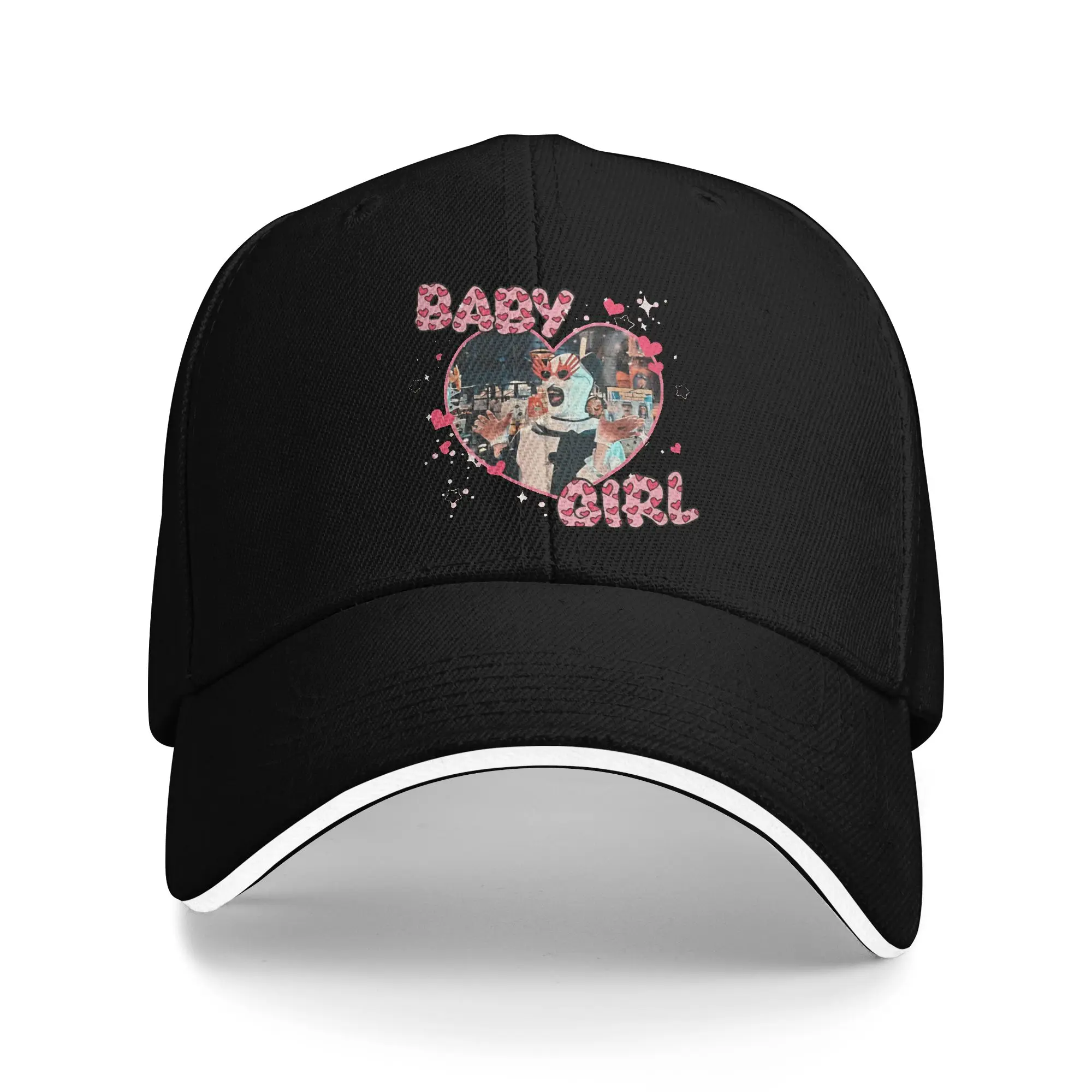 Baby Girl Art  Casual Baseball Cap Summer Terrifier Trucker Hat Sun-Proof Tennis Skate Hats Women Men Fashion Baseball Caps
