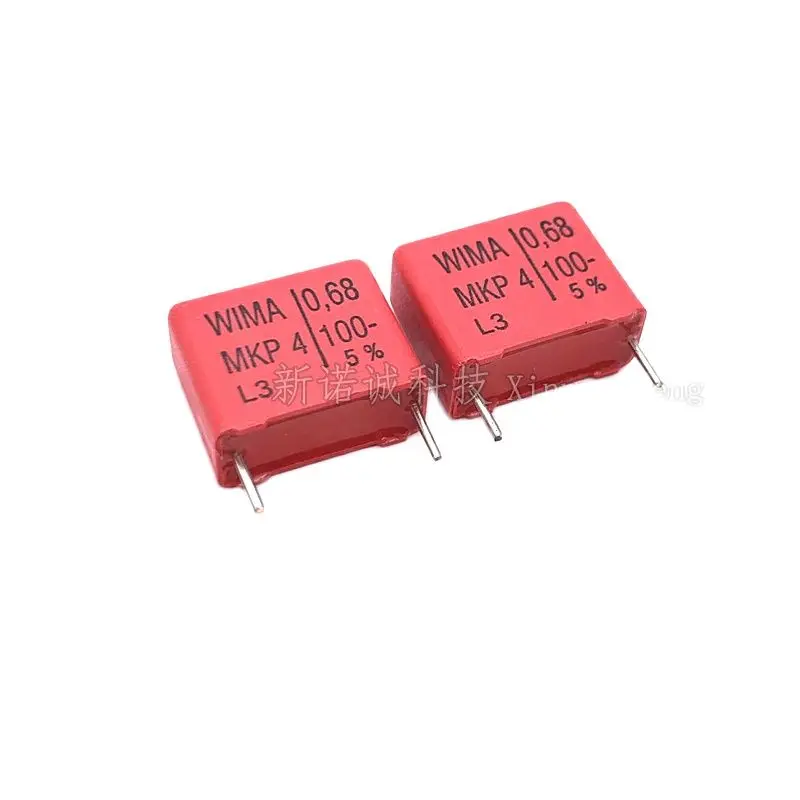 

10PCS/WIMA 100V 684 0.68UF 100V 680nF MKP4 Pitch 15 Film Capacitor