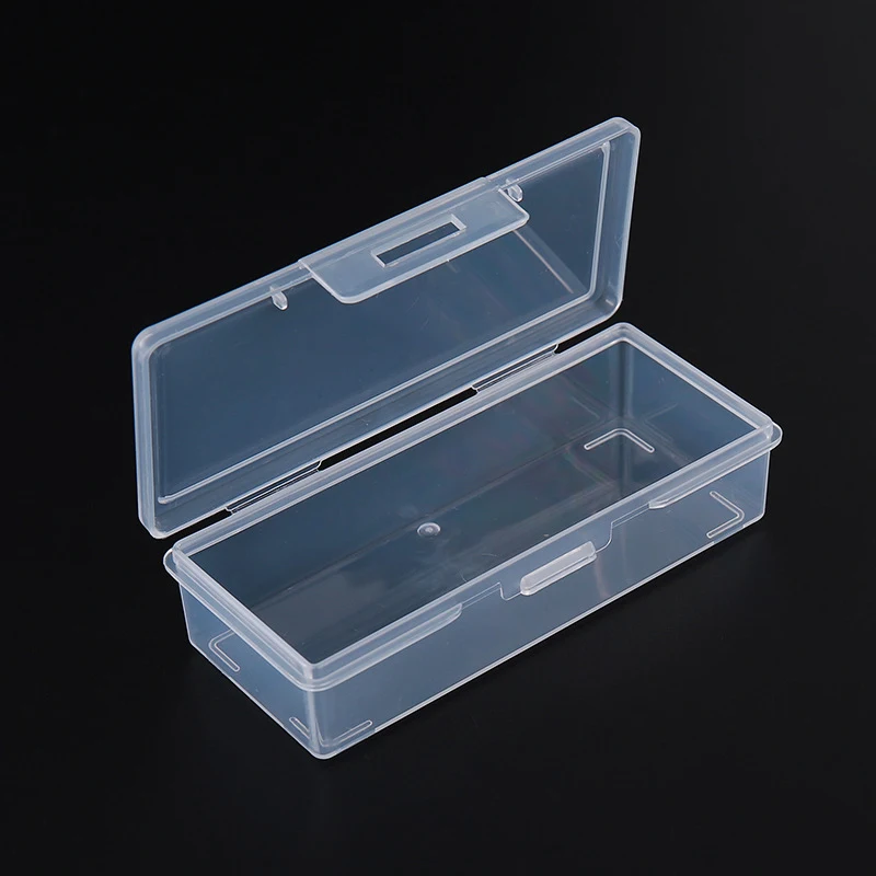 1PCS Clear Plastic DIY Small Square Storage Box For Jewelry Diamond Embroidery Craft Bead Pill Home Storage Accessories