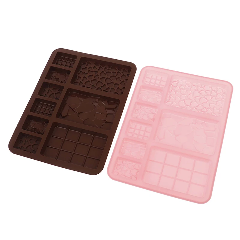 Stampo per cioccolato mattoni strumenti di cottura stampi per dolci in Silicone antiaderente stampi per gelatina
