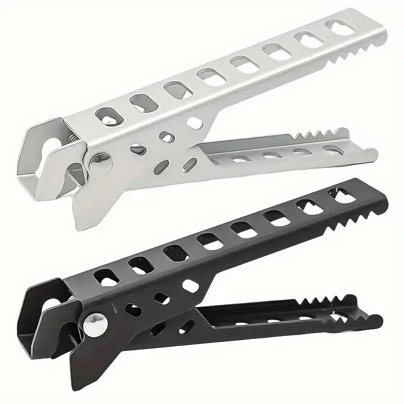 Una herramienta para manipular con seguridad de ollas calientes, sartenes y cuencos mientras acampar al aire libre, senderismo, cocinar, tener un picnic o hacer barbacoa.