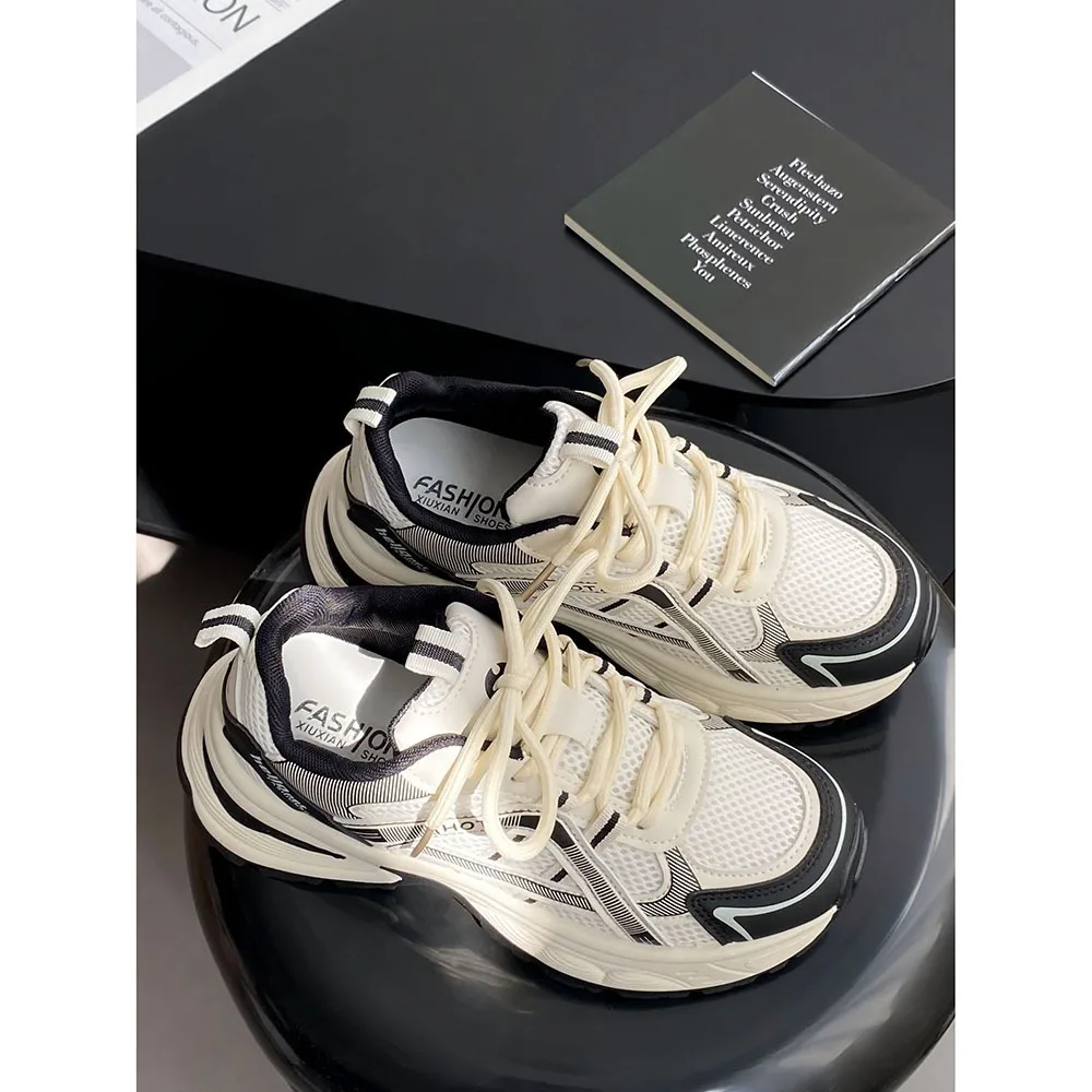 2024 Spring New Women Thick Sole Sports Outdoor Shoes Breathable Women Casual Shoes Lightweight/Comfortable Women Shoes 24-215