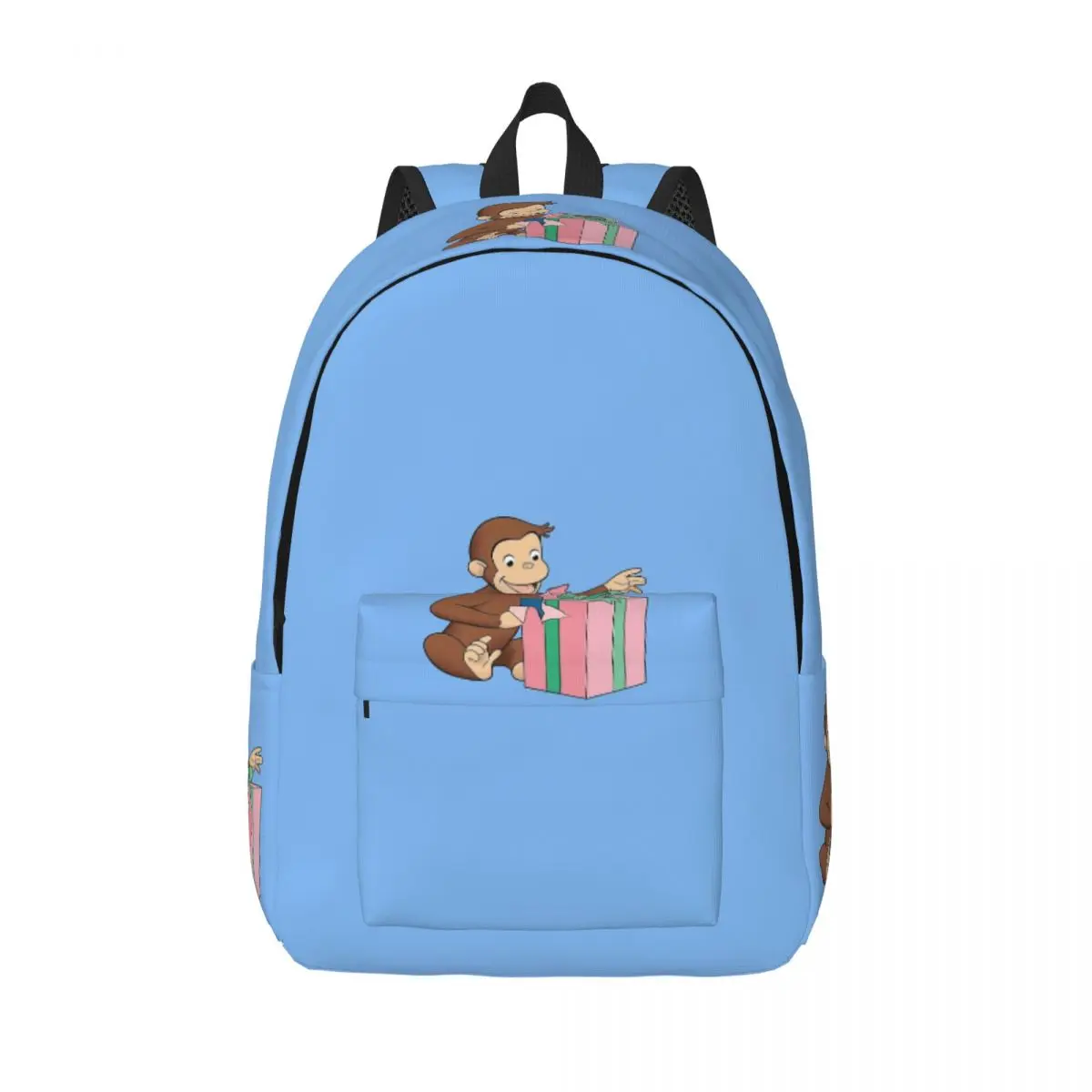 

Curious George Birthday Gift Student Backpack School Bag Hiking Travel Daypack for Men Women Bookbag Shoulder Bags