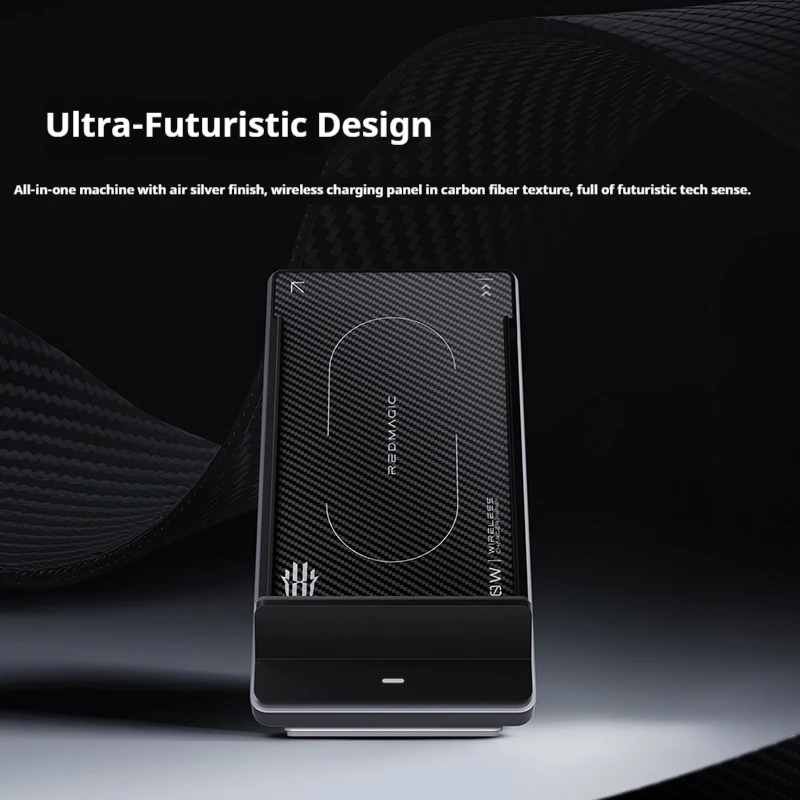 レッドマジック ダオフェン 80W 空冷式ワイヤレス充電器 レッド