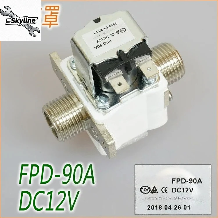 AC DC Dual Voltage Water Solenoid Valve 0.02-0.8Mpa G1/2-G3/4 Thread Pipeline Liquid Control Switch
