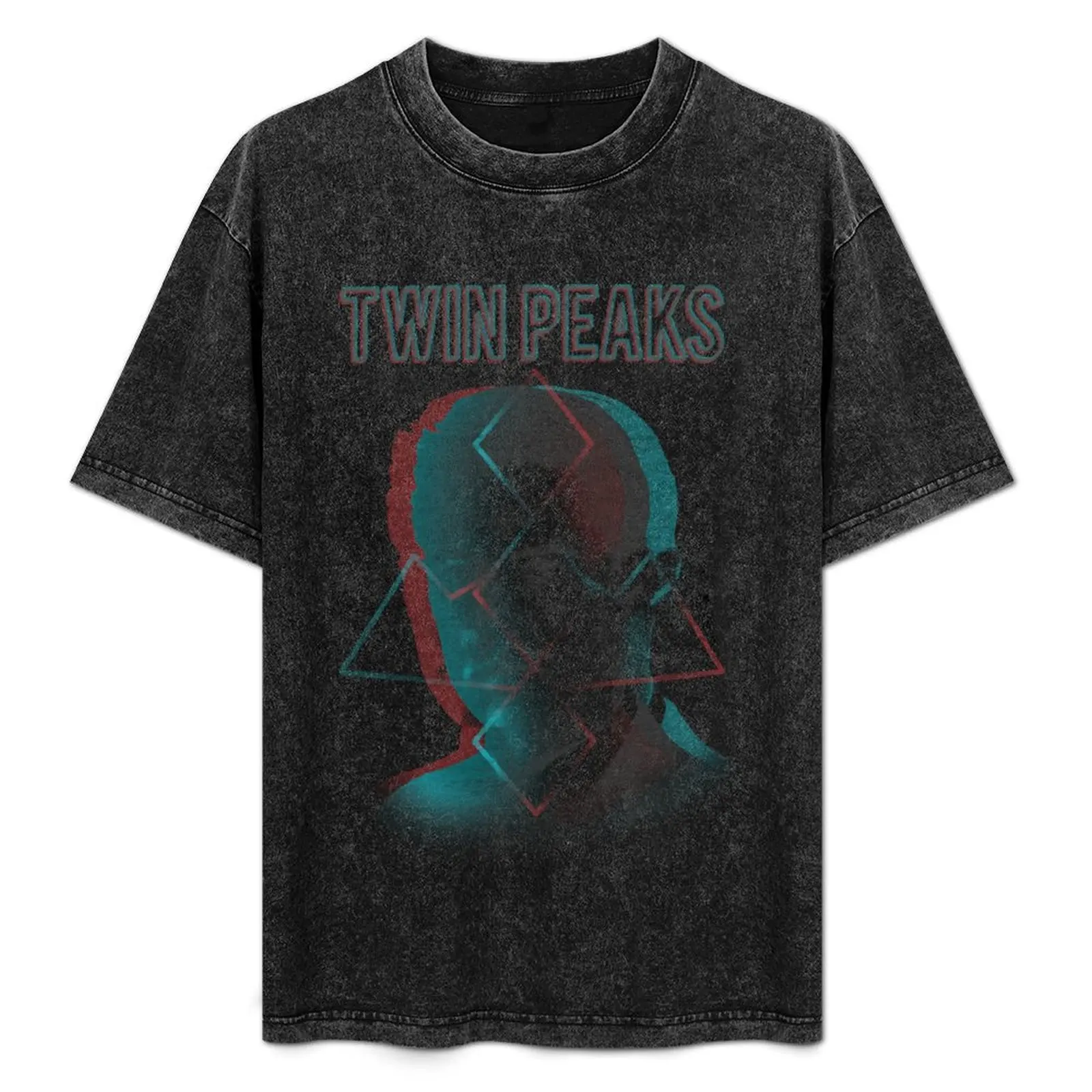 Camiseta deportiva de manga corta con logotipo de Twin Peaks FBI Special Agent Dale Cooper Retro 80's Glitch Portrait