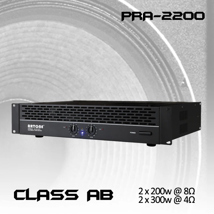 Professional   o Rackmount  le PRA-2050 PA Amplifier Commercial Amplifier