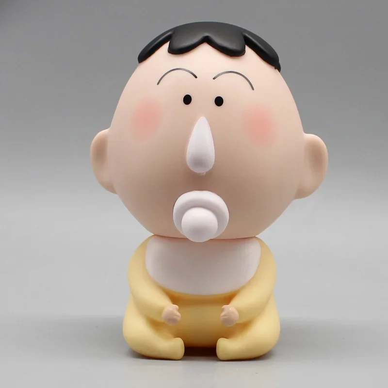 Crayon Shin Chan Figura Anime, Gk Kasugabe, Defense Team, Jardim de Infância Desktop Model Decorações, Animação Brinquedos Presentes, 9.5cm, Novo