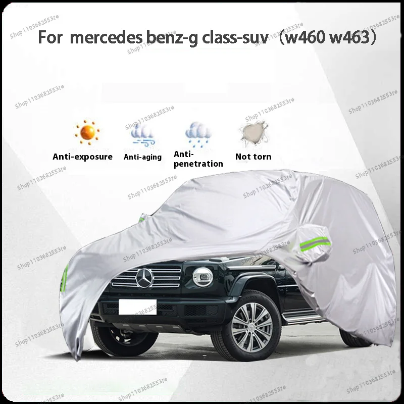 

For Mercedes Benz G Class Fit Car Cover - Waterproof, Dustproof, Sunshade (UV), Snowproof Full Cover with All-Day Protection