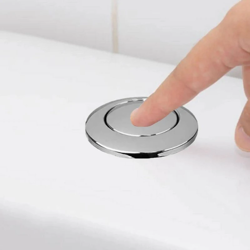 Tool Toilet Tank Button Corrosion-resistant Flush Toilet Push Single Rust-proof Household Products Accessories