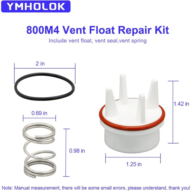 800M4 벤트 플로트 수리 키트 핏 와트 1인치 800QT 역류 0887715 887715 RK 800M4-FR-V1
