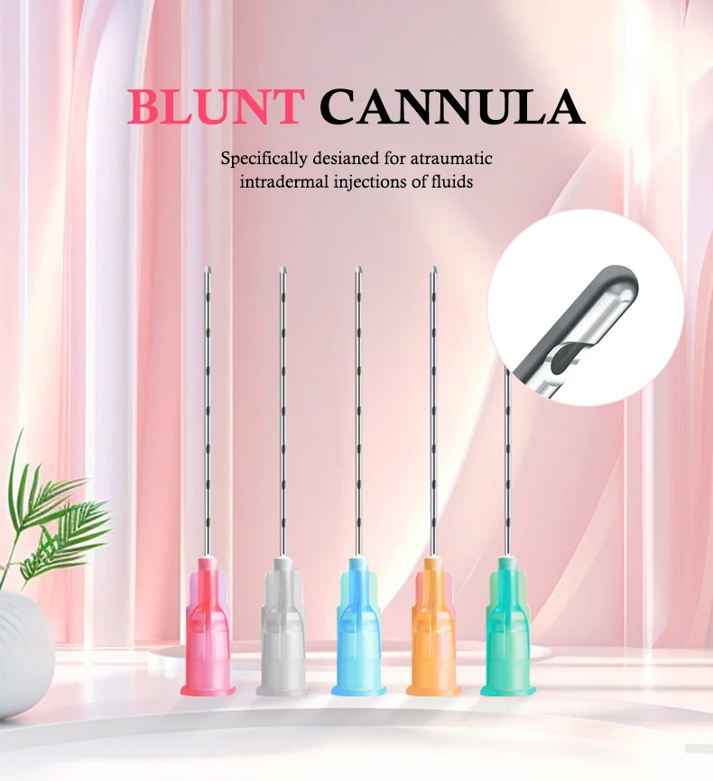 

200pcs/4box Micro Nano Needle Tube Blunt Needle 22G 27G 25G 30G Beauty Needle Skincare Tool Disposable Tattoo Use Blunt Needle