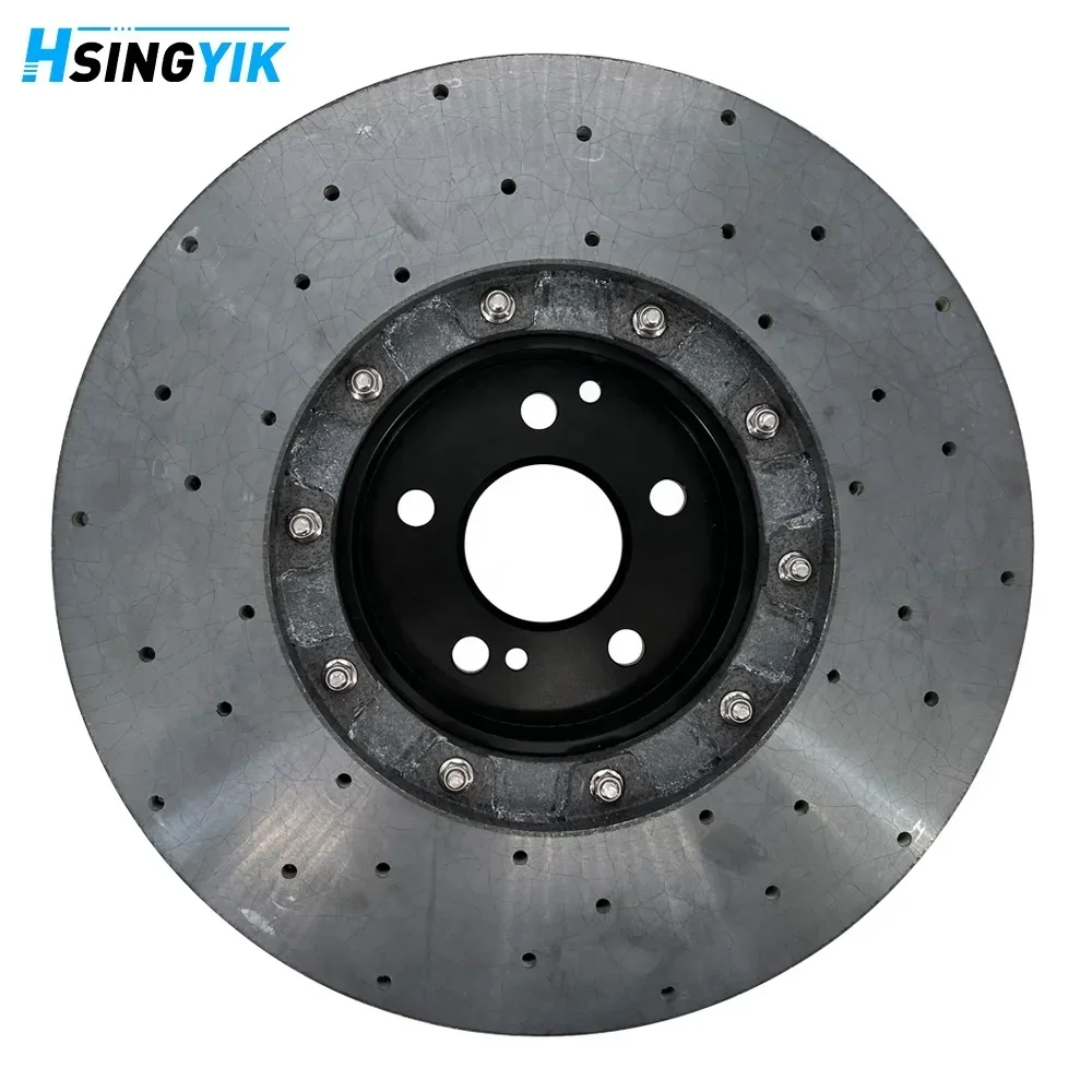 Hsingyik 402MM A2314211512 A2314211612 Carbon Ceramic Front Brake Disc For Mercedes Benz W197 SLS W205 C63 AMG GT R