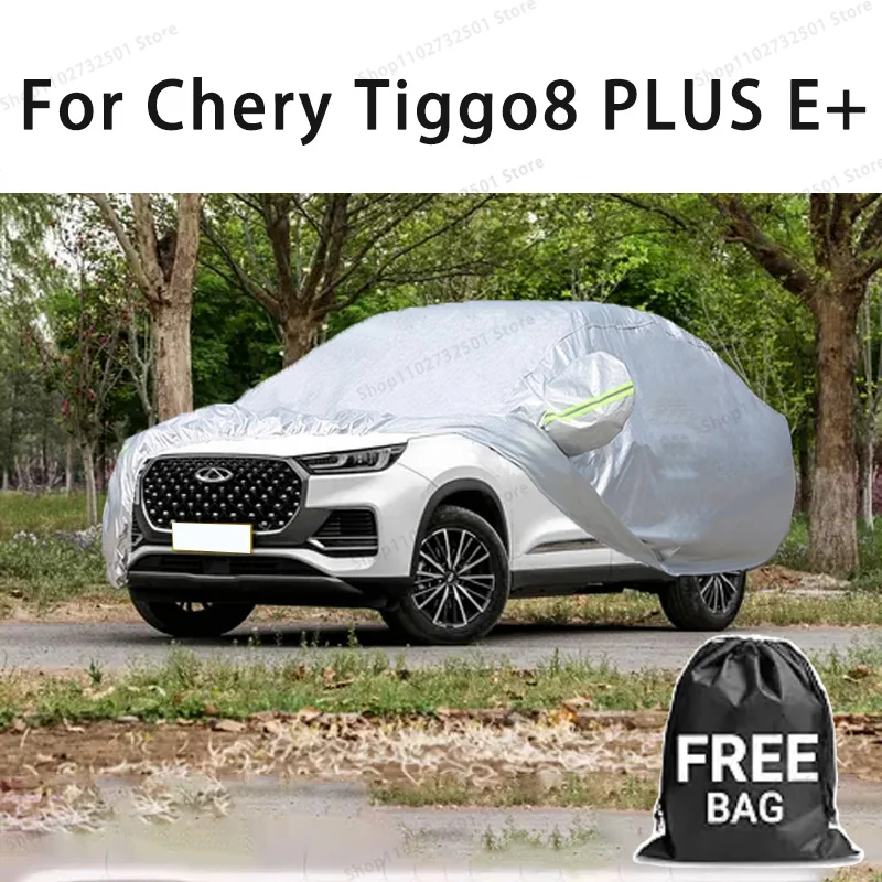 

Car cover For Chery Tiggo8 PLUS E+ Full cover Waterproof sun protection cover Scratch resistant cars accessories