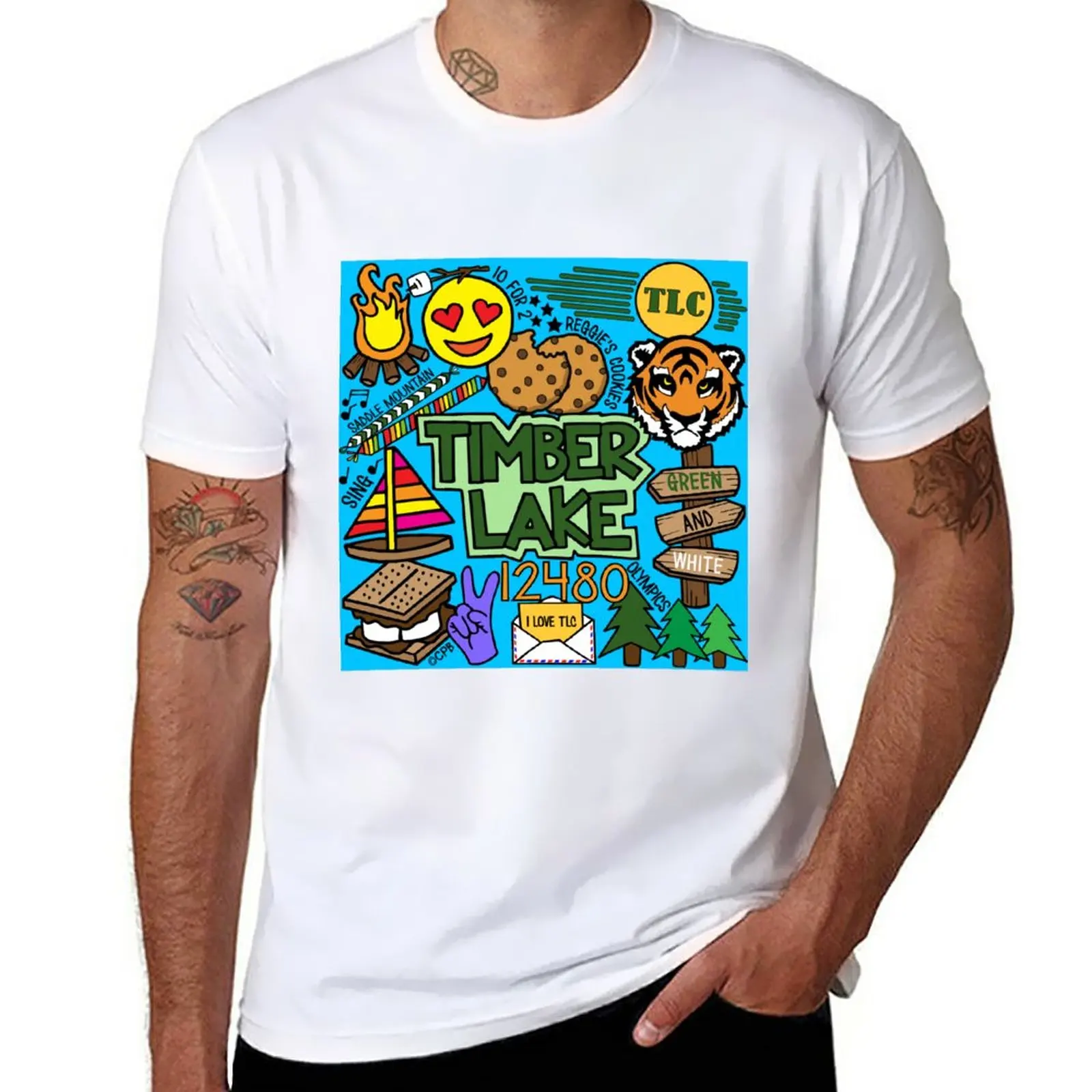 New Timber Lake T-Shirt Anime t-shirt custom t shirt mens t shirt graphic