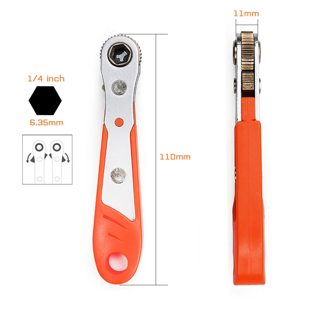 SenNan Hex Ratchet Wrench 1/4\