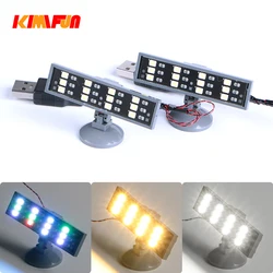 2pcs LED Colorful Searchlight Spotlight USB Street City Series Bricks Light Building blocks Compatible Block