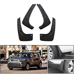 For KIA SOUL Sport Car Front and Rear Mud Flaps Splash Guards Fender Mudguard 4Pcs