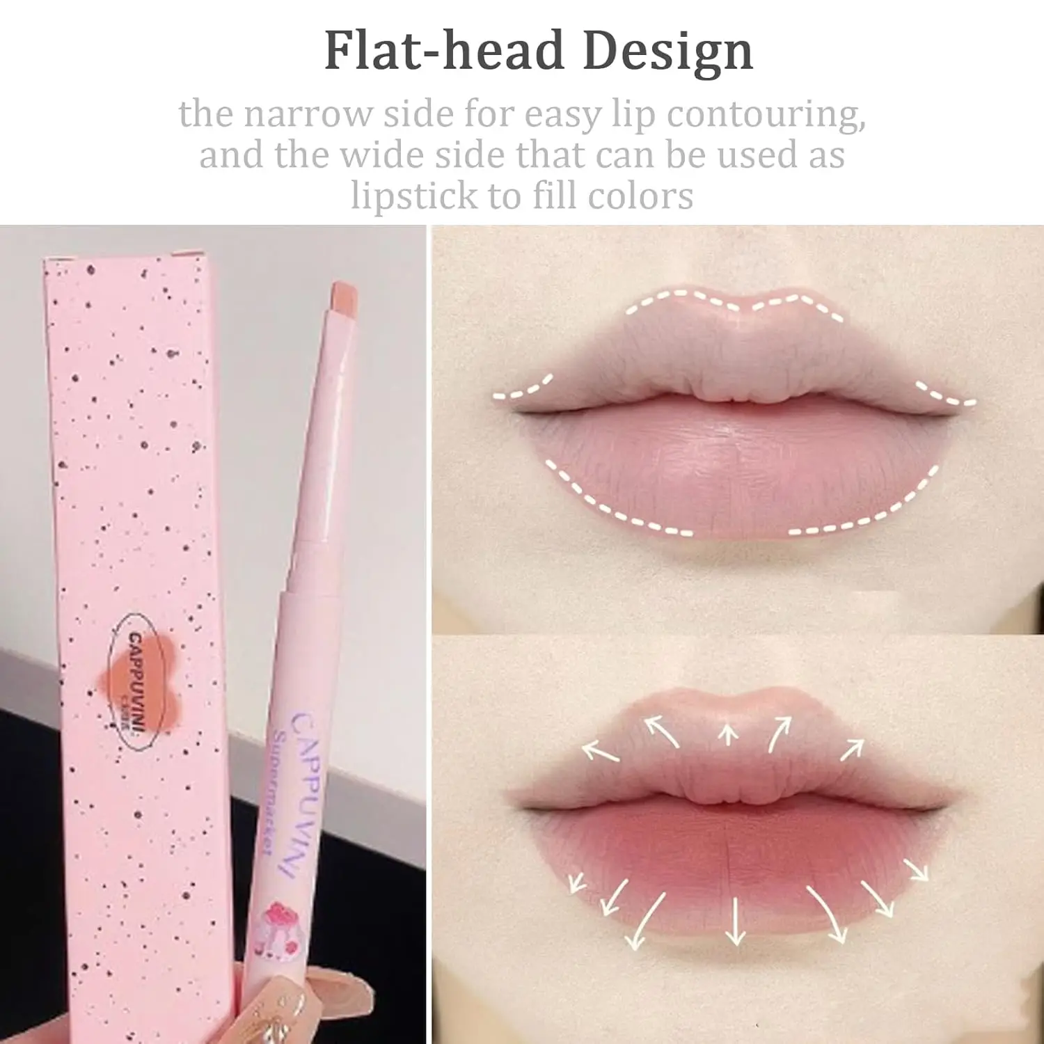 Lip Liner Pen Matte Lips Liner Makeup Soft Mist Cosmetics Lipstick Pen Gentle Colors Lipstick Pen Lip Contouring Lipliner Pencil - view 3