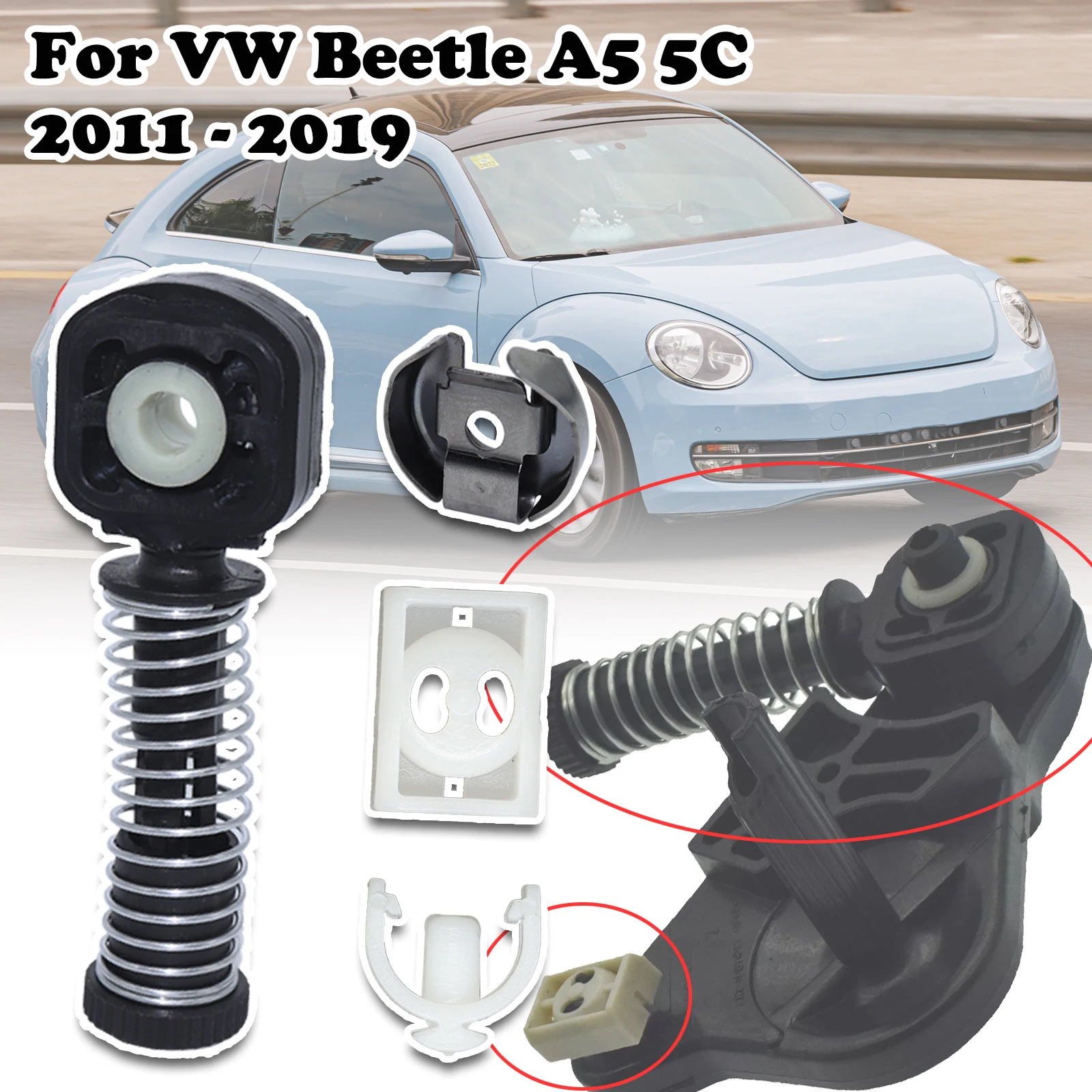 New upgrade Car Gear Selector Linkage Shift Lever Cable Connector Kit For VW Beetle A5 5C Gearbox Lock Connector 2011 2012- 2019