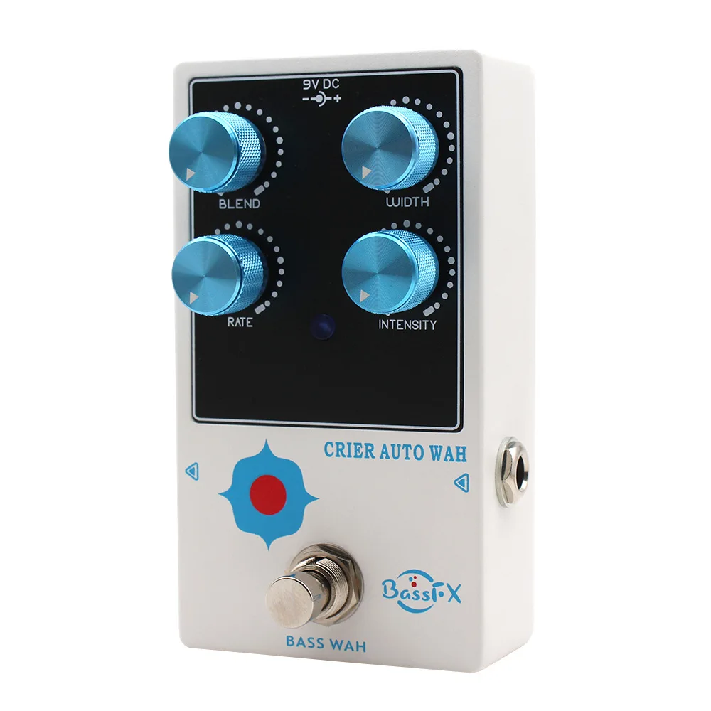 Fanmuzk CRIER AUTO WAH Auto Wah Effect Pedal for Electric Bass BIAS Rate Control True Bypass for Stage Studio Musicians