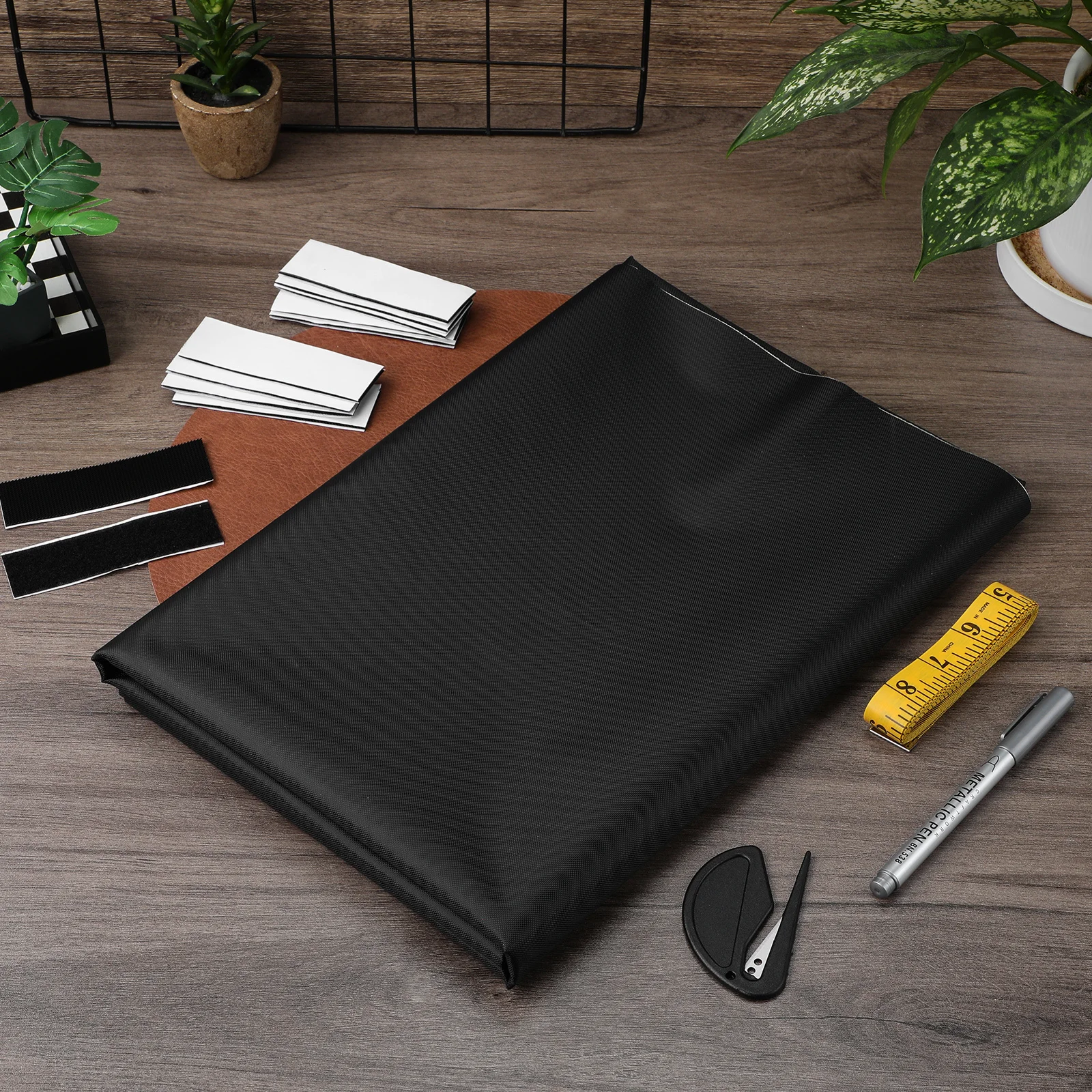 1 Juego de 1 Juego de cortinas opacas de 300x145cm, cortinas de ventana portátiles para dormitorio, sala de estar, oficina, uso de viaje, persianas protectoras sin taladro