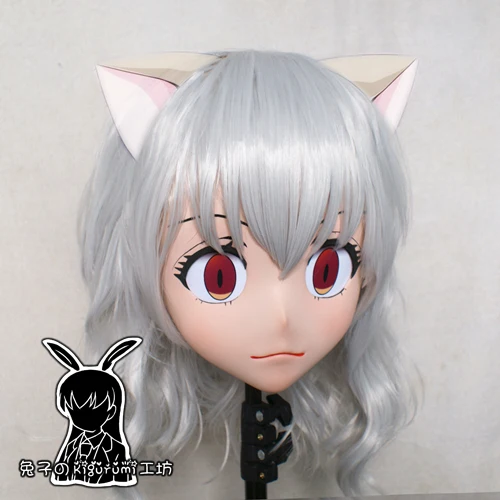 (KM9182)Quality Handmade Female/Girl Resin 3/4 Head Japanese Cartoon Character Cosplay Pedro Kigurumi Mask Crossdresser