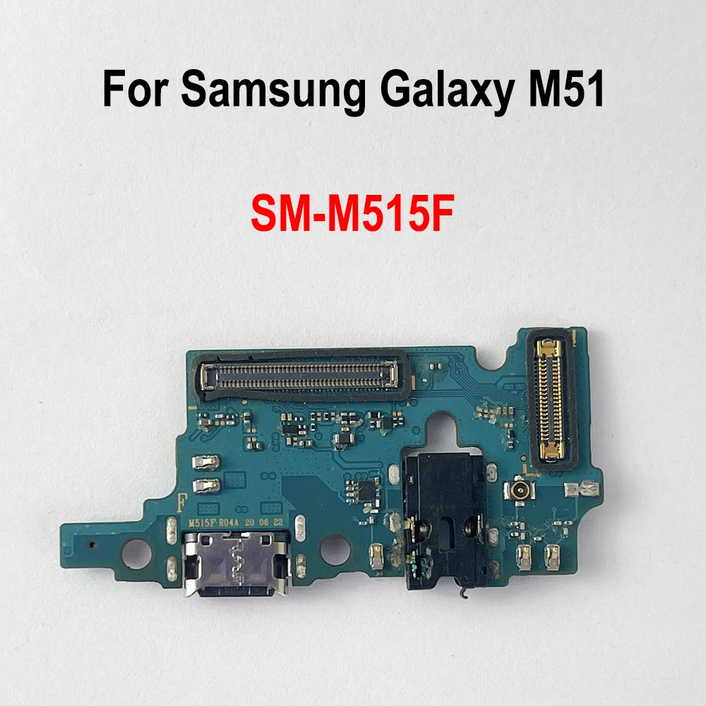 USB Charge Port Jack Dock Connector Charging Board Flex Cable For Samsung Galaxy M51 / SM-M515F Charging Board Replacement