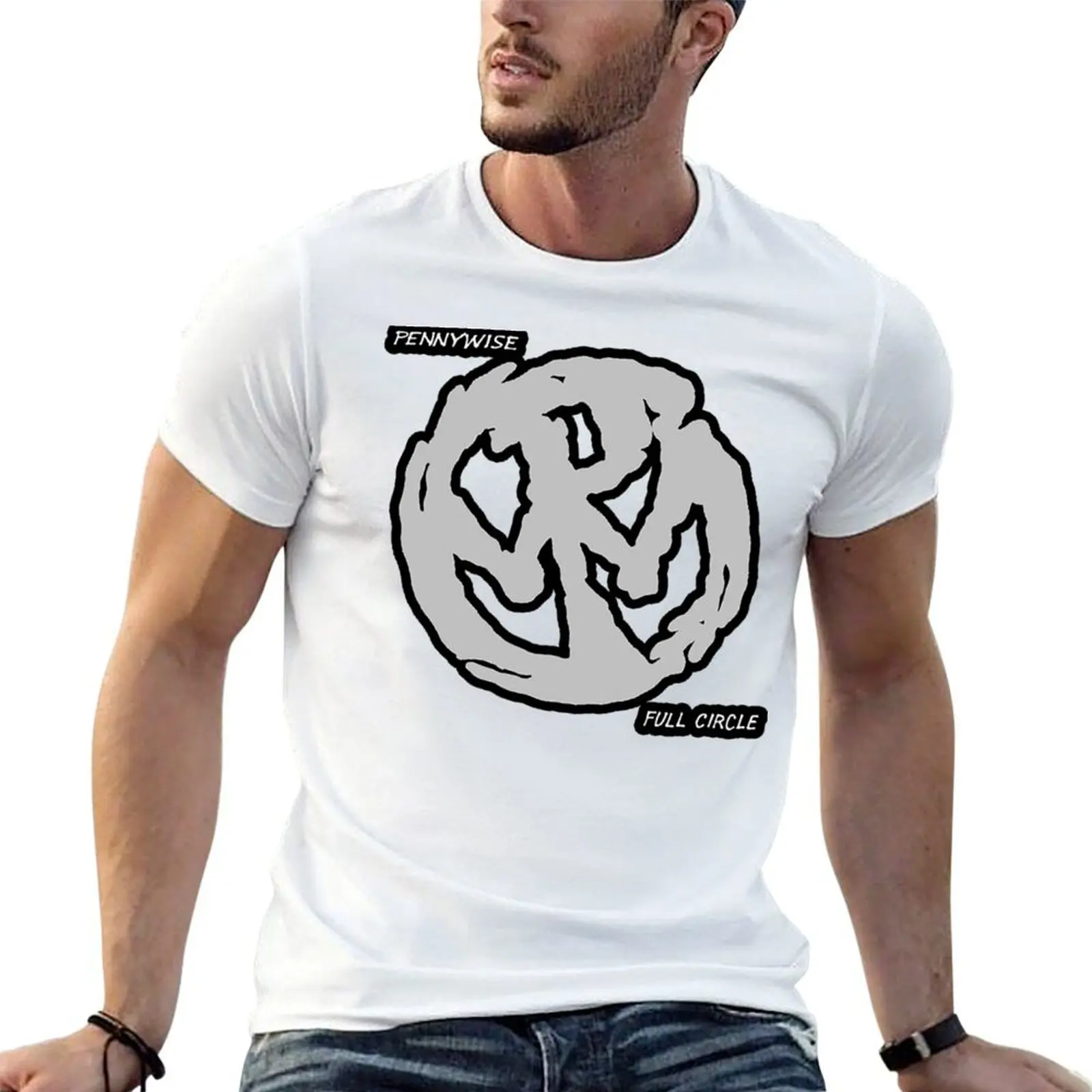 

Best shirts Music t shirt 100% man quality Logo high tshirt T-Shirt cotton Pennywise man cotton t Pennywise