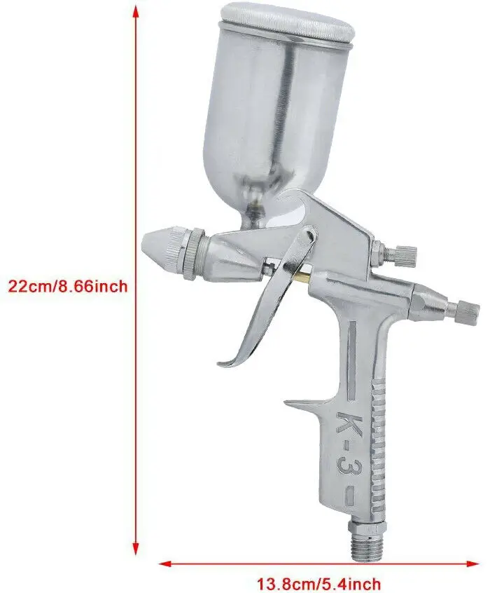 B50 irbrushes Dual Action Spray Gun Kit 0.5 Air Brush Beauty Paint Art Cake Tattoo