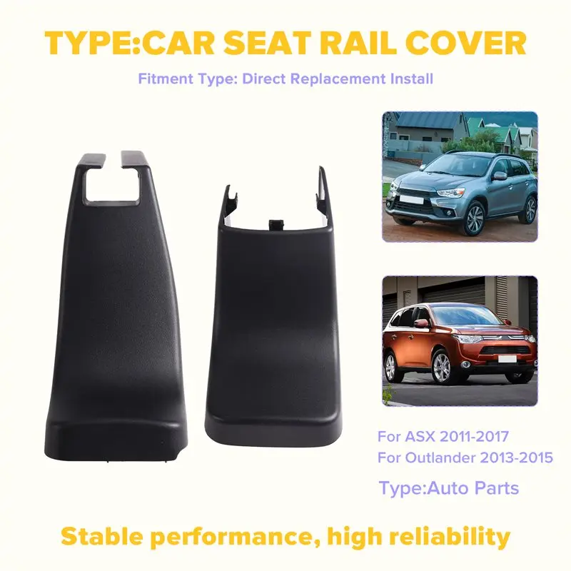 Durable-Screw Corner Protector 6977A823 Seat Rail Cover For For ASX 2011-2017 Outlander 2013-2015 Seats