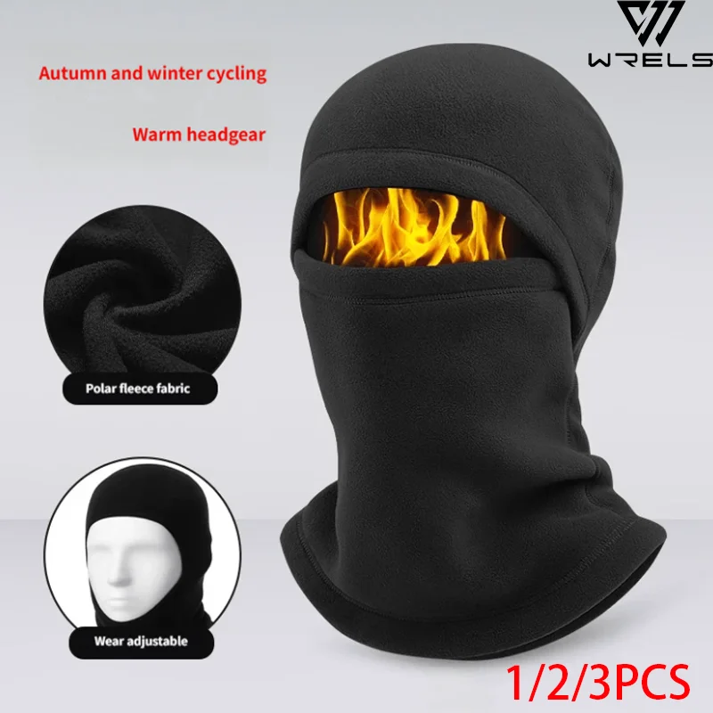 Winter Warm Balaclava Winter Polar Fleece Thermal Skiing Face Mask Neck Warmer Unisex Windproof Mountaineering Neck Protection