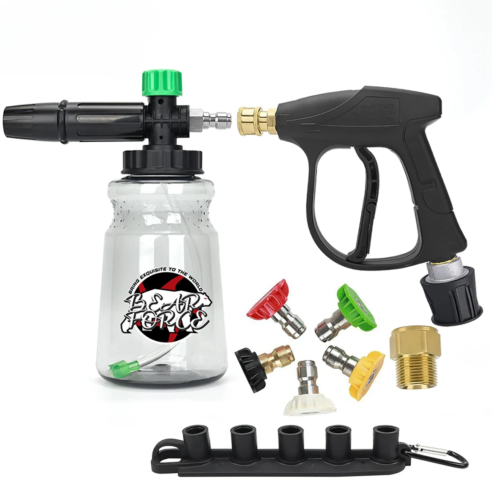 Pressure Washer Water Gun Kit for Car Cleaning Hose Connector For Karcher Nilfisk Parkside Bosch Quick Connector Nozzles