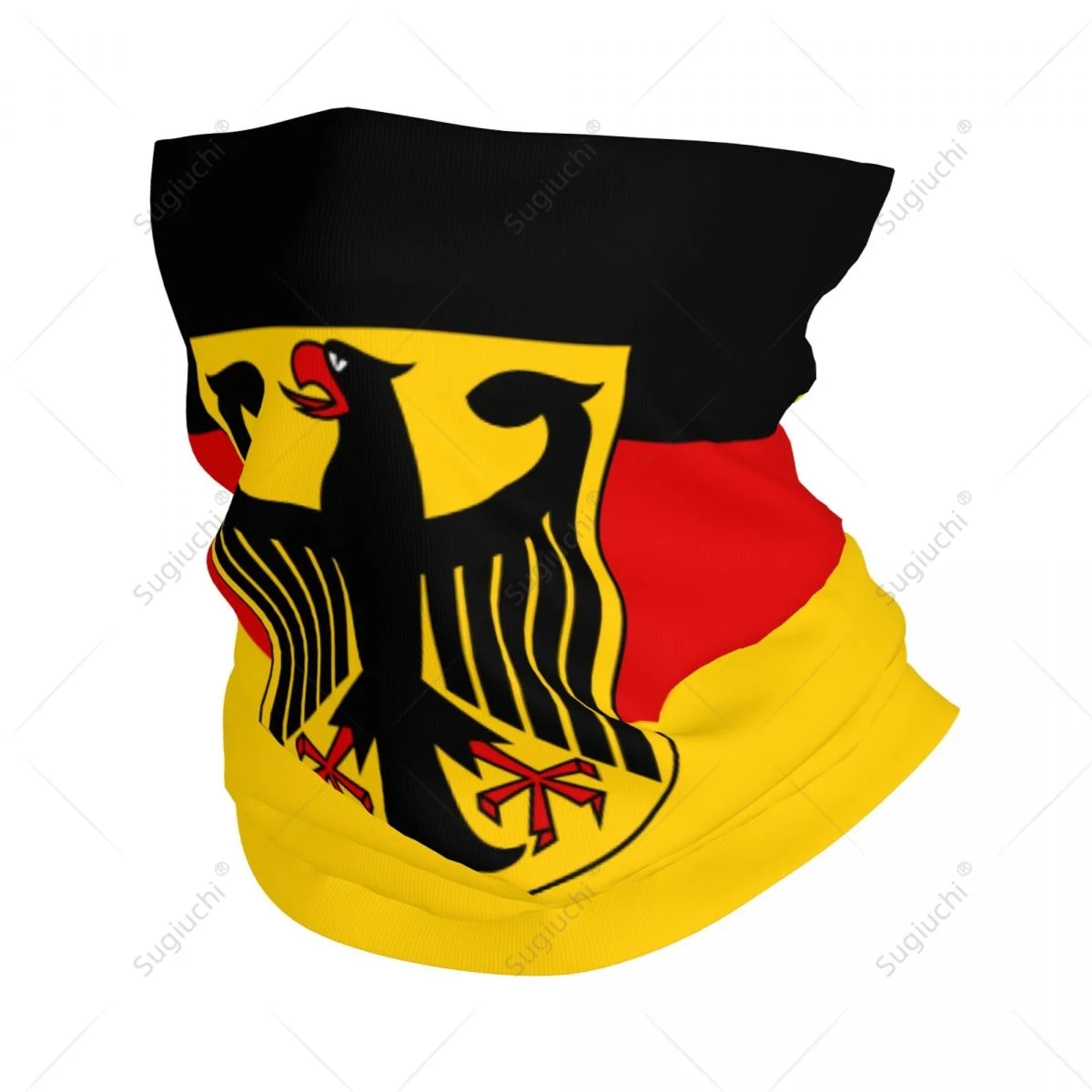 Unisex Germany Flag Neckerchief Scarf Neck Face Mask Scarves Neck Warmer Seamless Bandana Headwear Cycling Hiking view 3