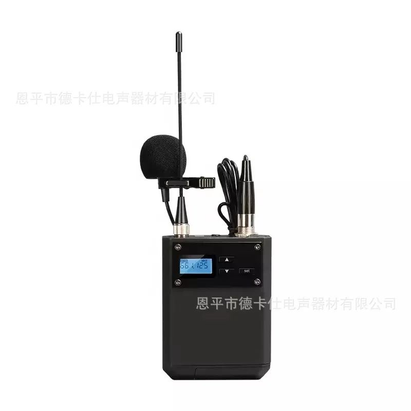 True diversity wireless microphone four-channel can be cut two-channel mode one-to-four handheld fanny pack microphone