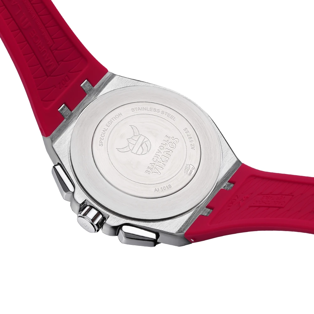 ساعة كوارتز للرجال ، حزام مطاطي ، كرونغراف ، مجوهرات الفايكنج ، موريس ، ورنيش ، أيكون ، إصدار خاص ، 43 *